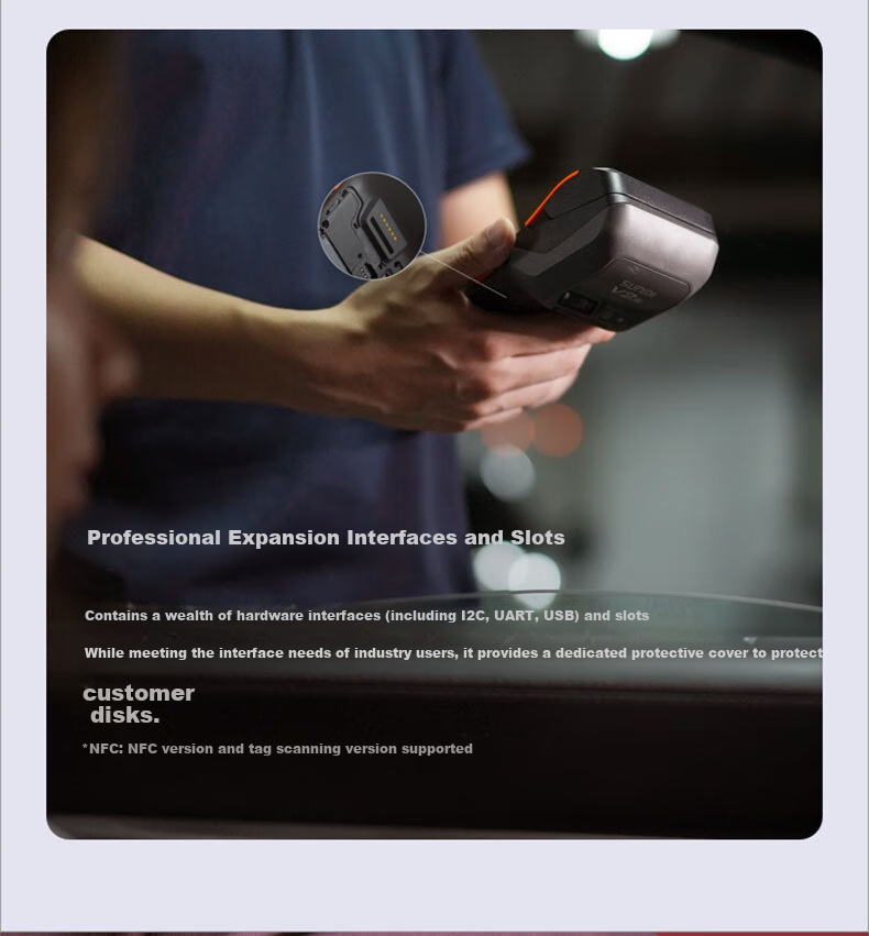 Sunmi V2s Standard Edition Handheld Thermal Printer for Mobile Ordering, Cashier, Queue Numbering, Meituan Takeout, Ele.me - Open Version 2+16GB 9