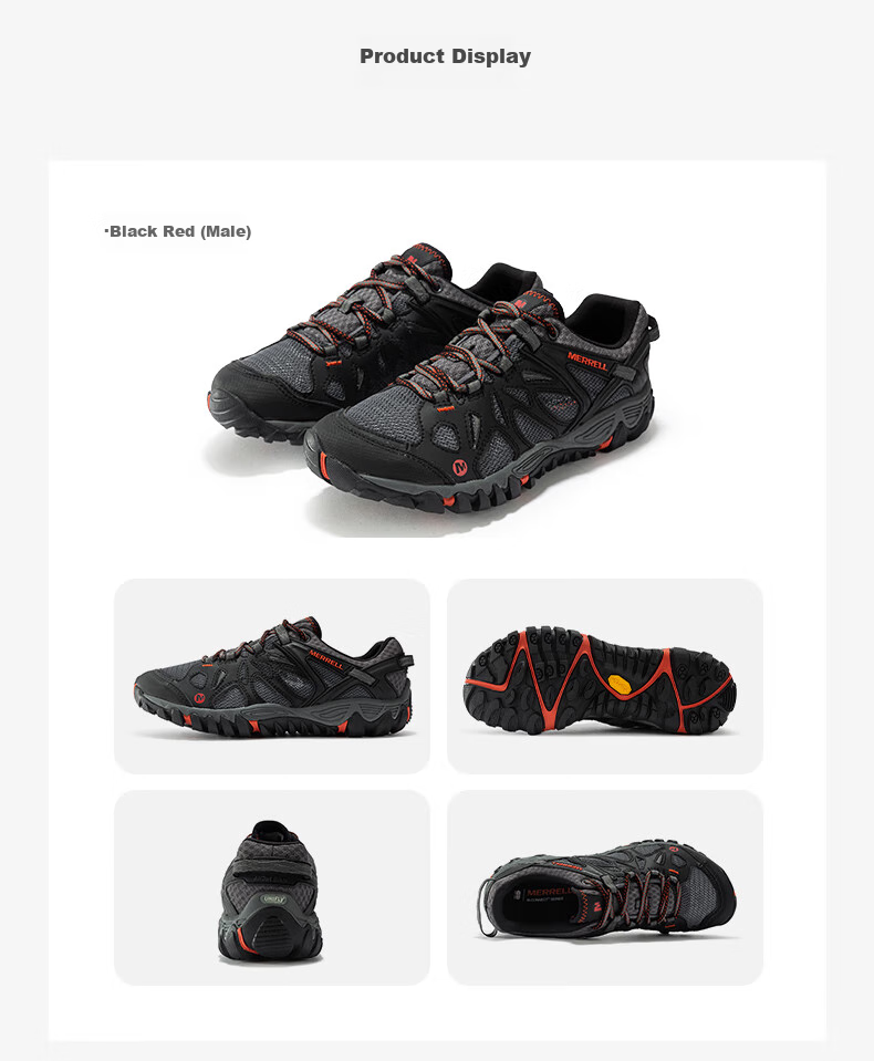 Merrell ALLOUTBLAZE Men's Classic Outdoor Hiking Shoes: Lightweight, Breathable, Durable, Non-Slip Casual Footwear 16