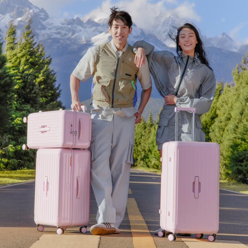 Чемодан AMERICAN TOURISTER 28 дюймов, розовый, ABS+PC, с кодовым замком TSA, 4 колеса