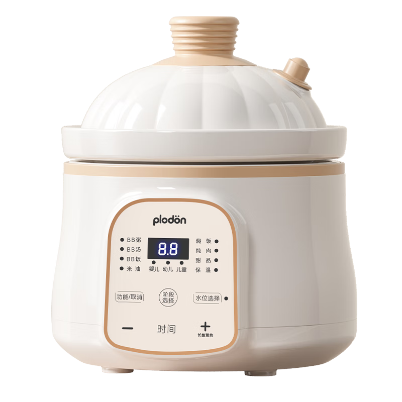 PLODON Electric Stew Pot, Age-Specific Baby Food Cooker, Infant-Specific Micro-Pressure Stew Pot, Baby Soup And Complementary Food Cooker, Baby Food Processor