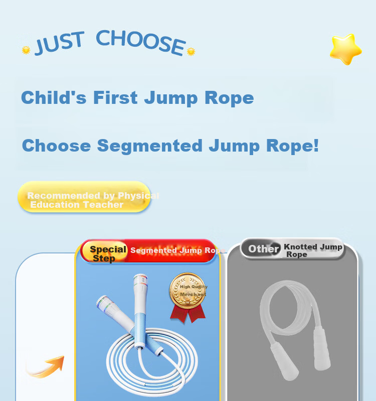 XTEP Professional 4.0 Jump Rope for Students [School Recommended], Elementary School Beginners, Children's Speed Jump Rope 3