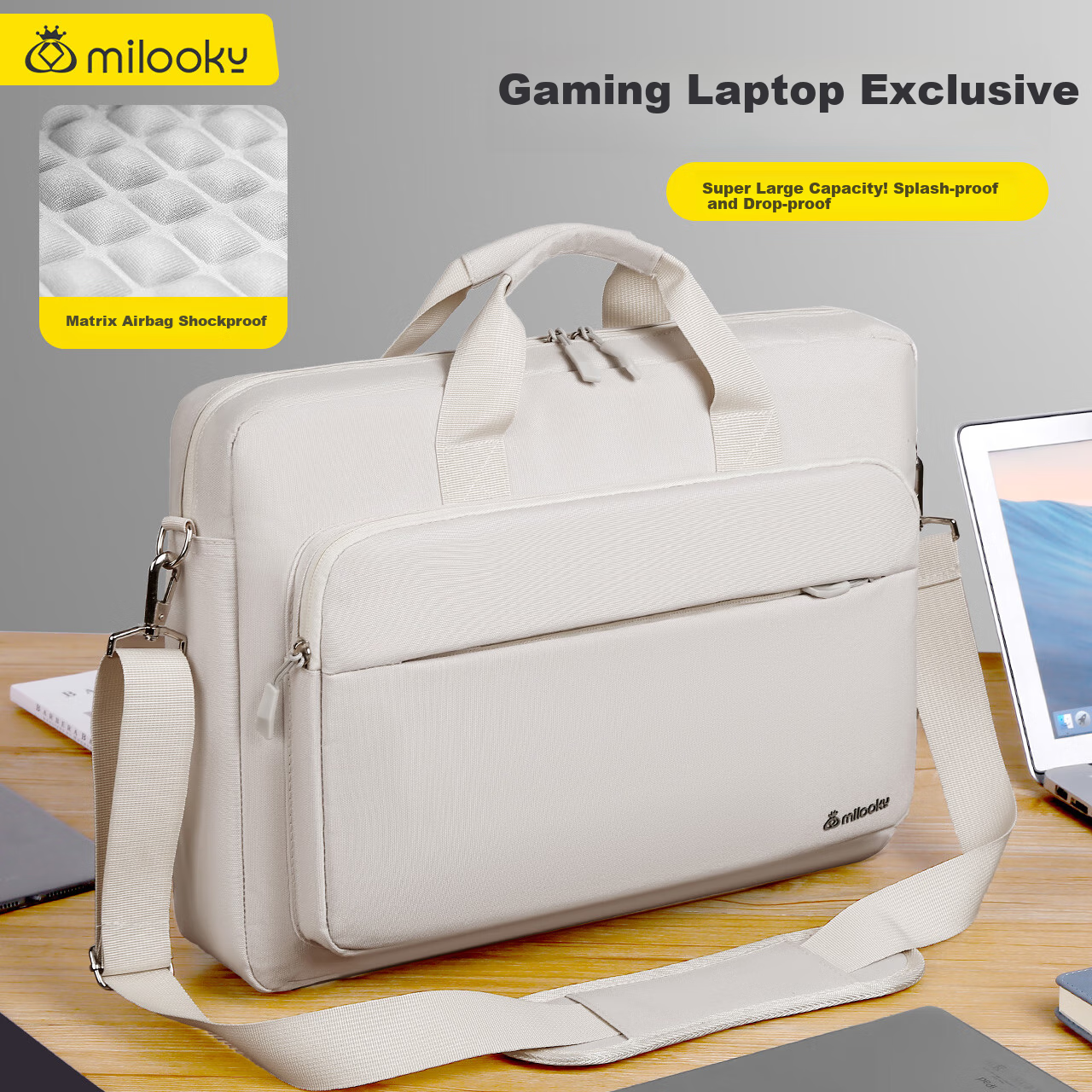 DiyiGongfang Laptop Bag, Handheld And Shoulder Strap, 13/14 Inches, for Women's Business Trips, Travel, Work, Suitable for Huawei Matebook14, Apple 13.6, Xiaomi Laptops