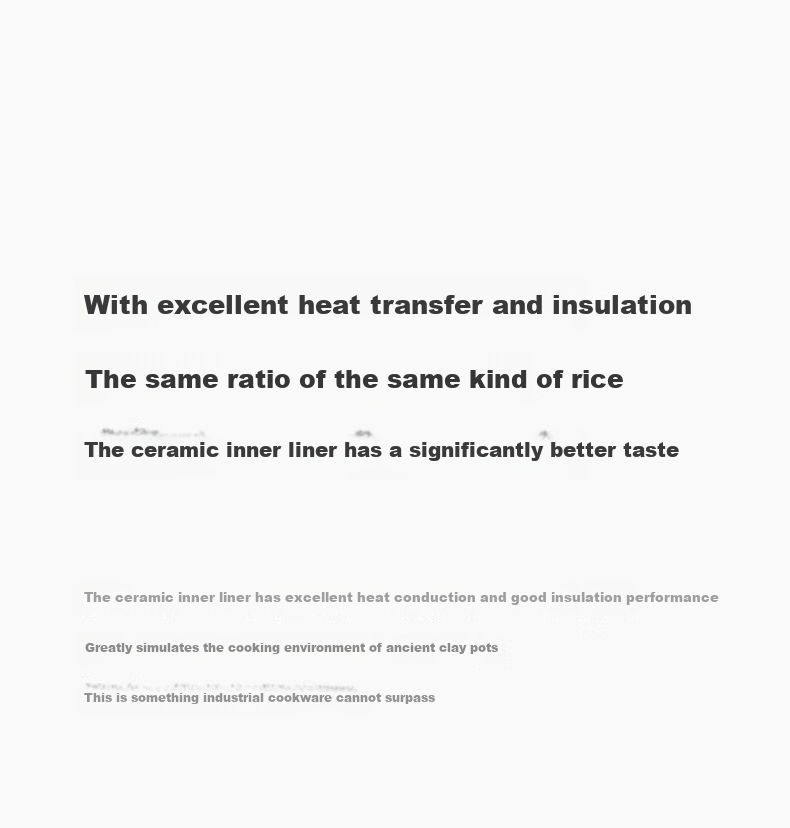 Olayks Ceramic Inner Pot Rice Cooker for 2-5 People, True Earthen Pot, No Coating, Smart Firewood Rice Cooker for Home Use, Claypot Rice Cooker, Soup Pot with Anti-Overflow Design, No Coating, 3L Capacity 7