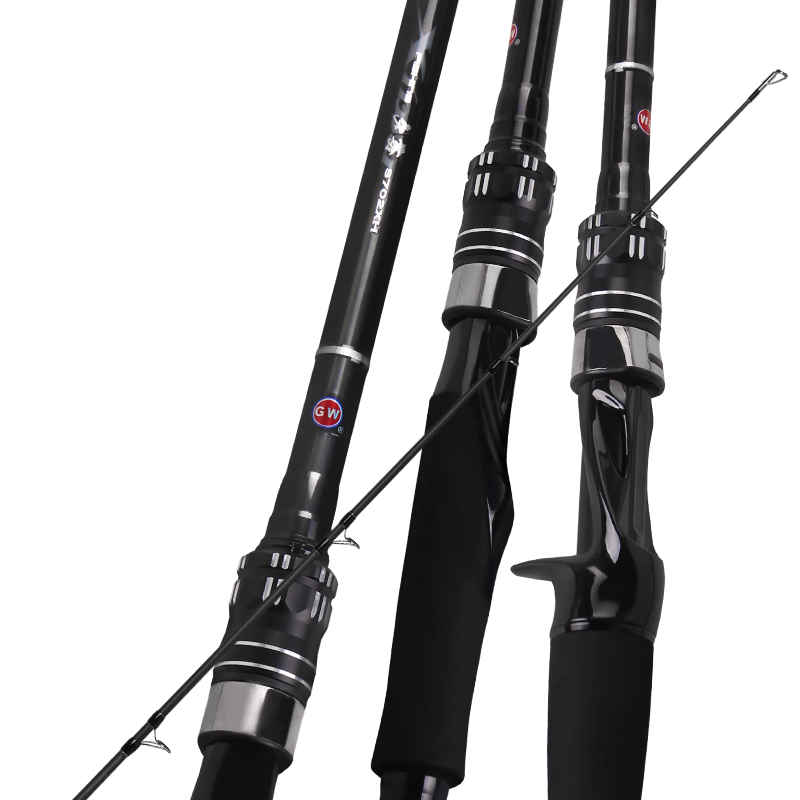 GW GW Evening Mist Lure Rod XH Action Thunder Strong Gun Handle Straight Handle Super Hard Power Black Fishing Lure Rod