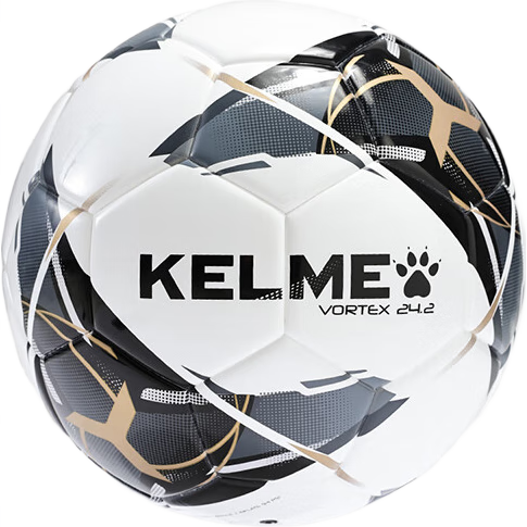 KELME Hot-Melt Soccer Ball, Adult Professional Competition Training Wear-Resistant Standard Size 5 Ball, Black And Gold, Size 5