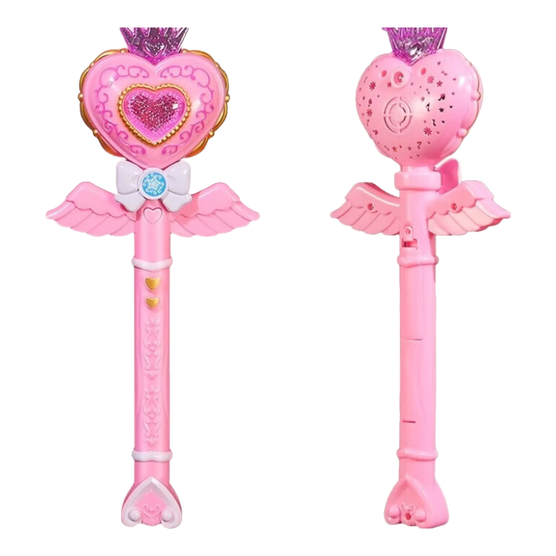 Shangmeibeibei Magic Wand Children's Toy for Girls, Fairy Wand, Pretend Play Light-Up Sound Wand Princess, Birthday Gift for Ages 3-6