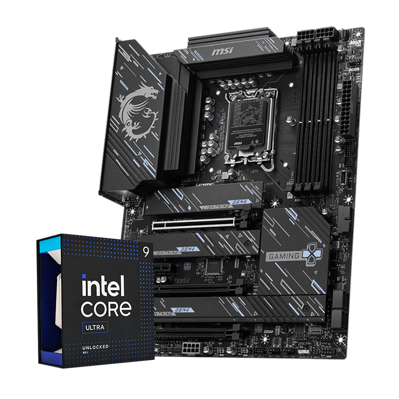 MSI Z890 GAMING PLUS WiFi6E DDR5 Motherboard + Intel Core Ultra9 285K CPU Bundle