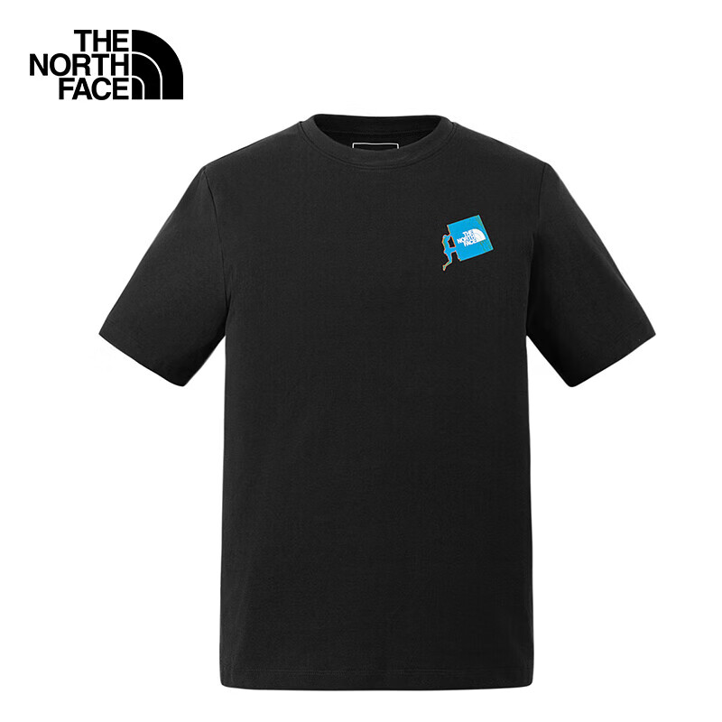 The North Face Men's Cotton-Feel Outdoor Sun Protection Moisture-Wicking Crew Neck Short Sleeve T-Shirt 8D7C JK3 L