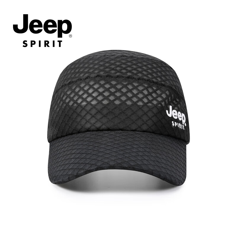 JEEP Unisex Summer Mesh Hollow Baseball Cap, Versatile Casual Sun Visor Hat, Breathable Sun Protection Cap for Men And Wome
