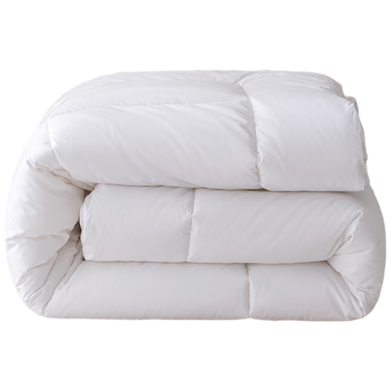 ZiiU White Hotel Comforter, Autumn And Winter Quilt, Class A Antibacterial Duvet Insert Suitable for All Seasons, Approximately 3 Jin (1.5 Kg), 150x200cm, White
