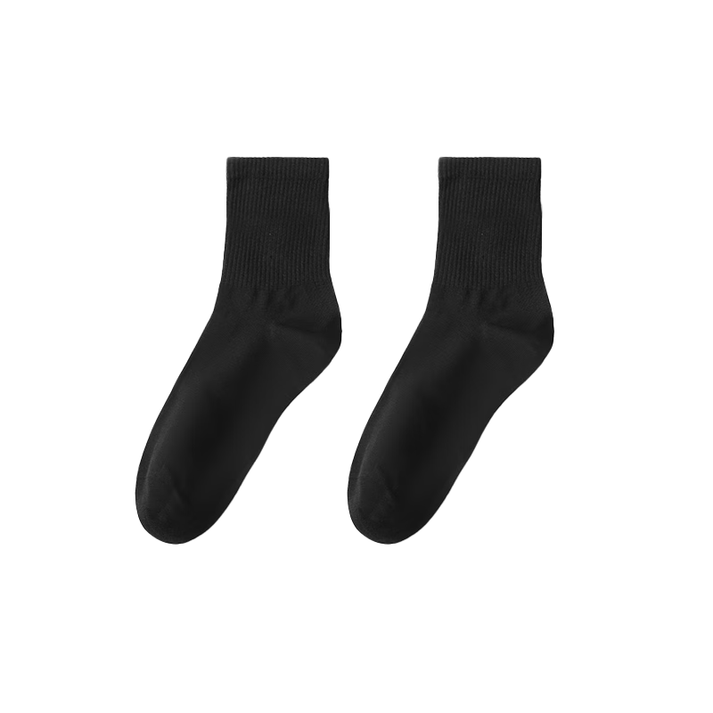 Jinghuisichuang Disposable Socks, 10 Pairs for Men And Women, Business Trip Travel Military Training Daily-Use Cotton Socks, Long Tube Odor-Resistant Breathable Sweat-Absorbing