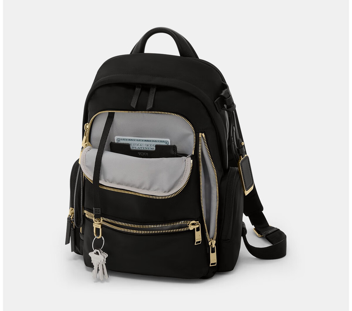 TUMI VOYAGEUR Women's Classic Backpack Business Commuter Laptop Bag Versatile Fashion Valentine's Day Gift 4
