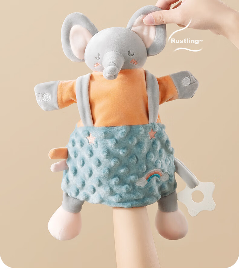 Beitaisi Comforting Doll Sleep Aid, Baby Soothing Blanket, Sleep-Inducing Toy, Edible And Chewable, Fox Blansu 16