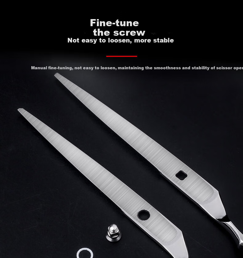 Yier Professional Hairdressing Scissors, V-Shaped Teeth Scissors, Thinning Shears, Stylist-Specific Scissors Set YS-802 16