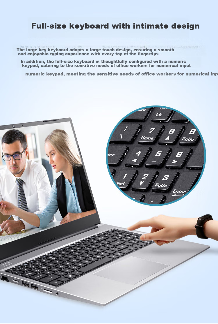 Haier Tianyue 14-inch Ultra-Narrow Bezel Laptop Office Student Business Portable AI Thin and Light (i5-13420H/16GB/512GB SSD) 8