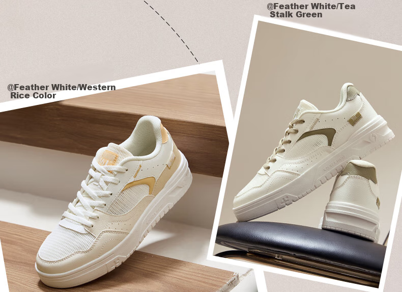 361° Women's Sports Shoes Soda 3 Spring Summer Breathable Retro Thick Sole Casual Sneakers 682616619-4 4