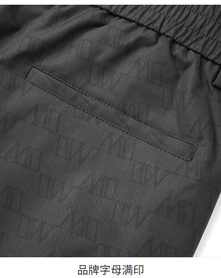 DANCING WOLVES [Trendy All-Over Print] Summer Commute Versatile Elastic Breathable Casual Shorts for Men, 001 Black, Size 32 7