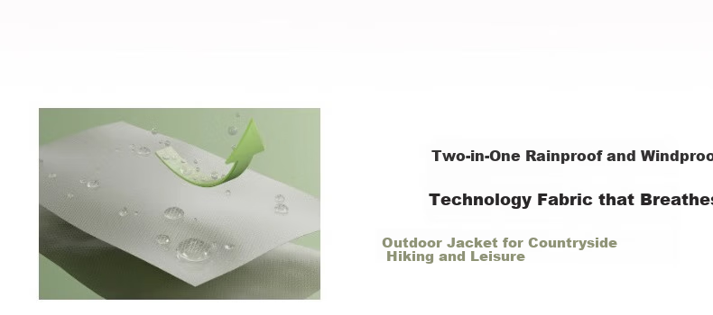 DECATHLON Men's Single-Layer Jacket, Spring And Autumn Outdoor Hiking Wear, NH500 Windproof And Waterproof Jacket, 5123918 3