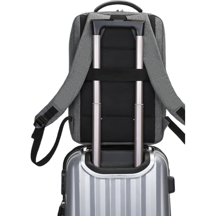 BRINCH Laptop Backpack for Men And Women, Business 15.6-Inch Large Capacity Travel Computer Bag
