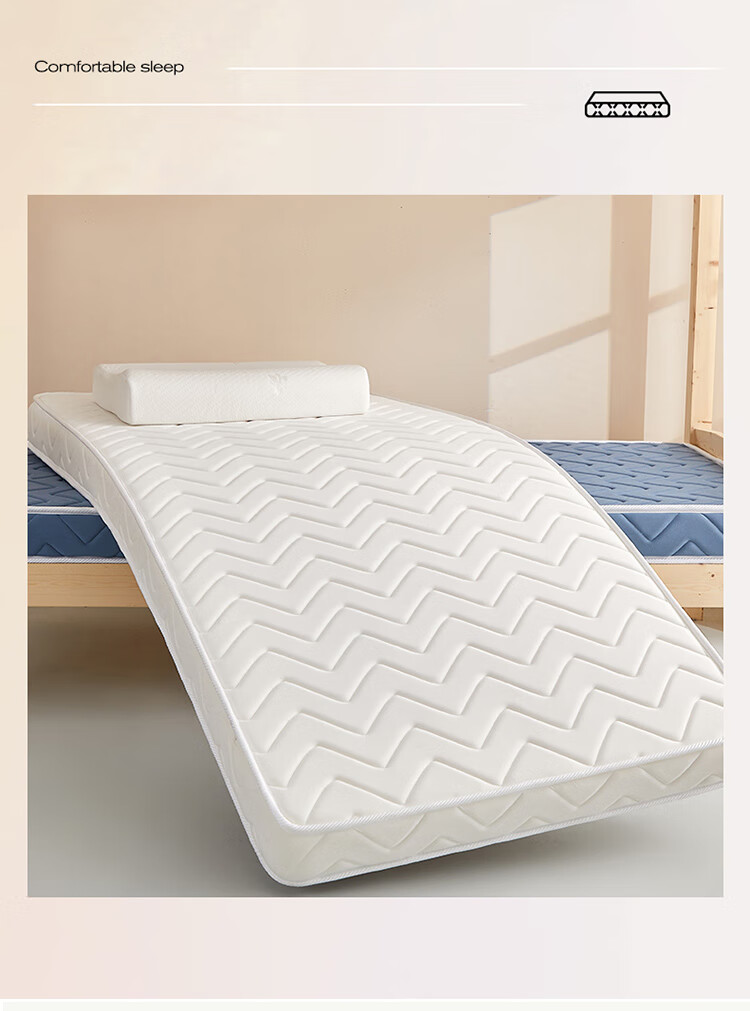 Wuyingongfang Natural Latex Mattress from Mu Yin Liangpin Textiles, 1.2x2 Meters, Single Bed Pad for Students, White 4