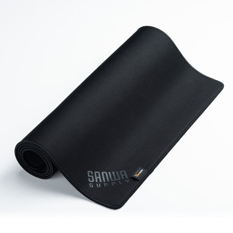 SANWA Large Desk Mat Mouse Pad, Cordura Material, Water-Resistant, Wear-Resistant, Thick Non-Slip Base, for Computer Office Gaming PUBG, 1200*500mm, Black