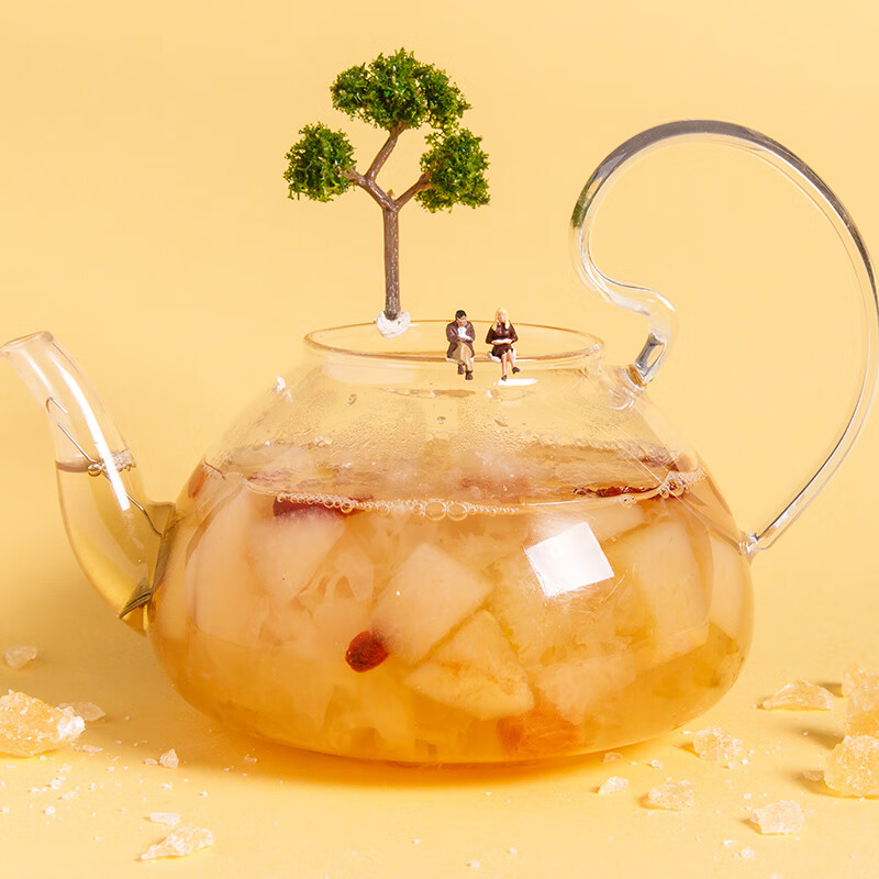 舒可曼 小粒黄冰糖1200g【罐装易保存】 多晶老冰糖土冰糖红烧糖水调味