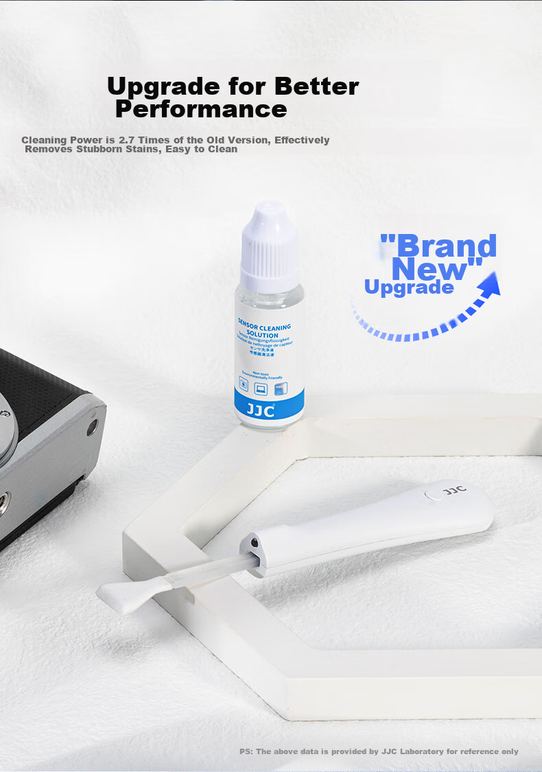 JJC Camera Cleaning Kit CMOS Cleaning Swab Full-Frame Sensor Cleaning with Cleaning Solution/Liquids Suitable for Canon Nikon Sony Fuji DSLR And Mirrorless Cameras 4