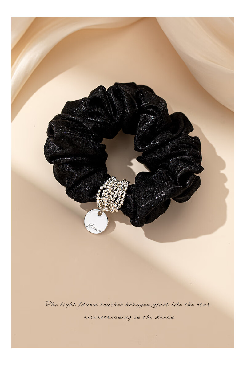 Qlady Starry Sky Hair Tie, Elastic Band for Ponytails, 2026 New High-End Mid-Autumn Festival Gift 1