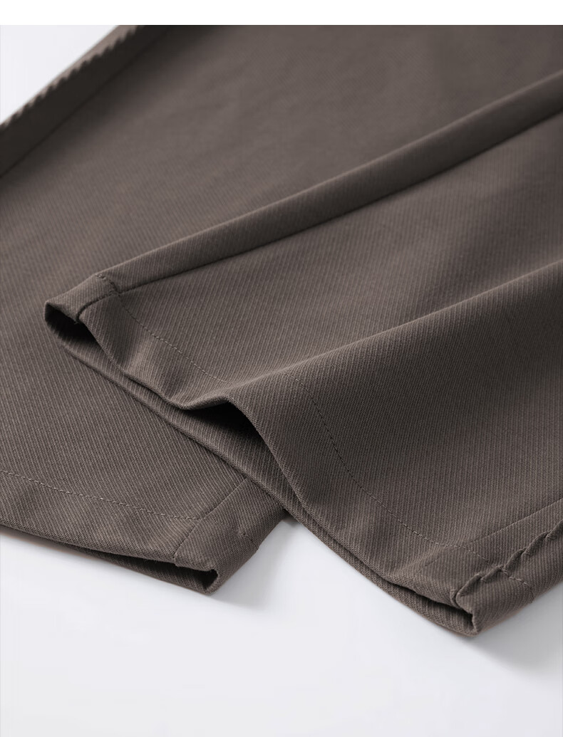 MARKLESS Men's Casual Pants, Commuter Draping Trousers, Loose-Fitting Versatile Long Pants 5808, Misty Brown, S 25