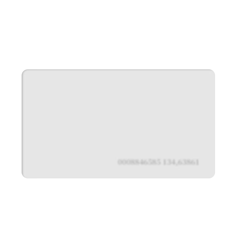 Youku ID Card Attendance Card Access Control Card Thin Card White Card CM-ID (10 pcs/box)