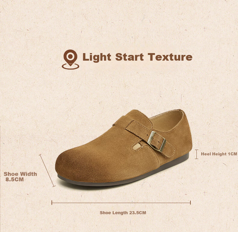 TEENMIX Women's Fleece-Lined Birkenstock Casual Shoes Trendy Versatile Fashion Sneakers 12
