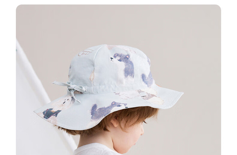 Happy Little Bear Baby Spring Summer Cotton Hat Baby Fisherman Hat Summer Sunshade Hat Newborn Sun Hat 26