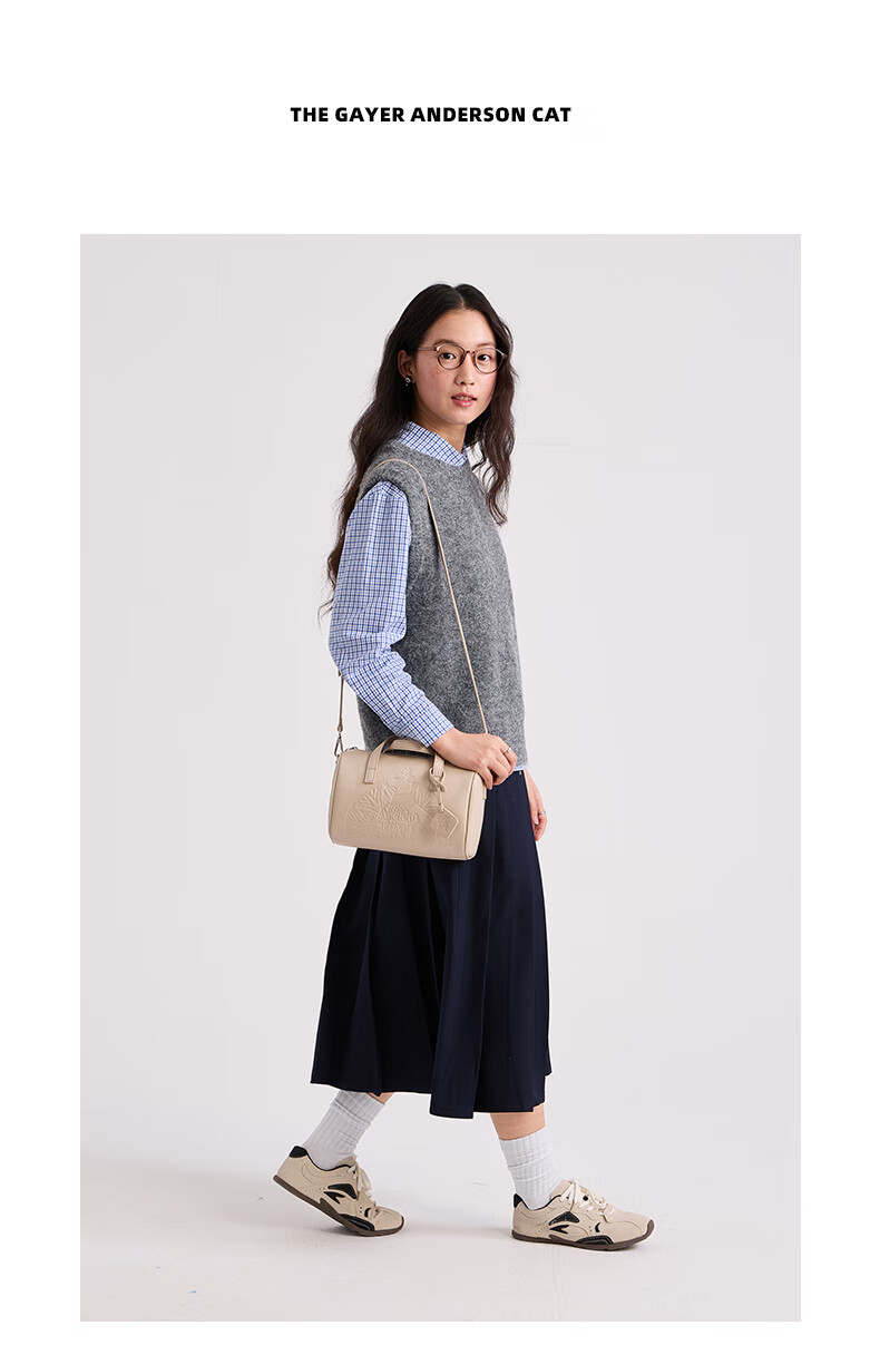 Dayingbowuguan Anderson Cat Series Fashionable Handheld Bucket Bag Crossbody Bag, Birthday Gift for Wome 2