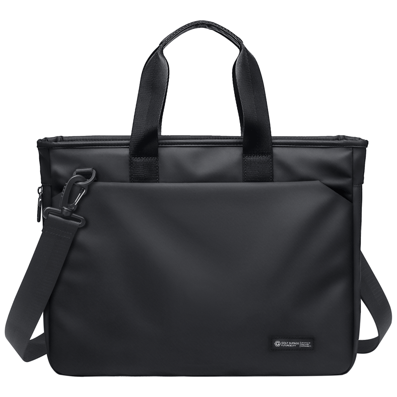 GOLF Business Briefcase Men's Expandable 14/16 Inch Laptop Bag Multi-Compartment Office Document Bag