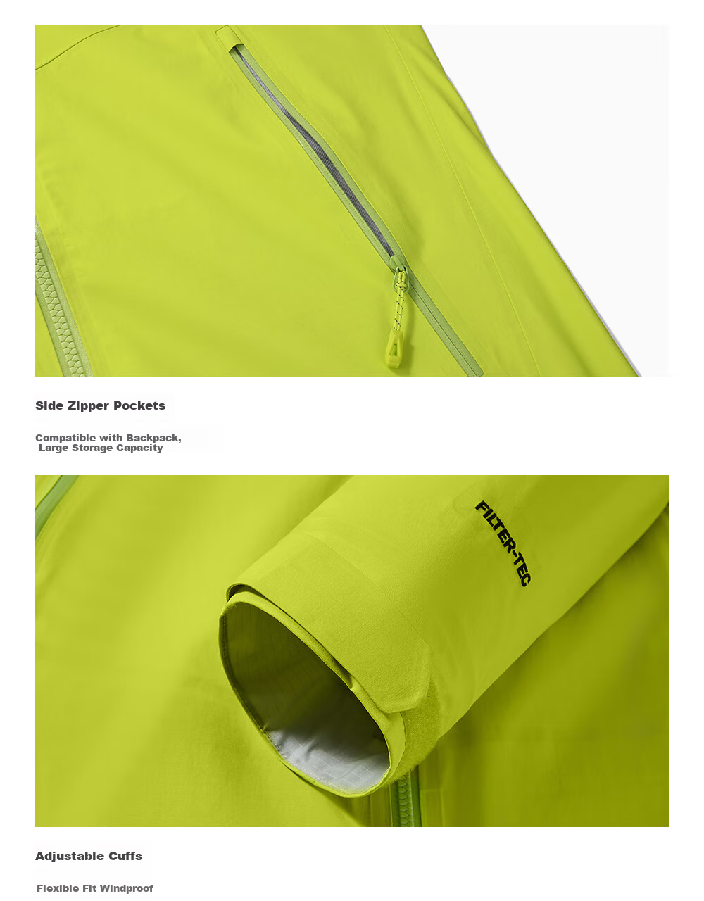 KAILAS [Celebrity Style] Bogda LT Hard Shell Jacket, 3L Waterproof And Windproof Outdoor Mountaineering Coat 40