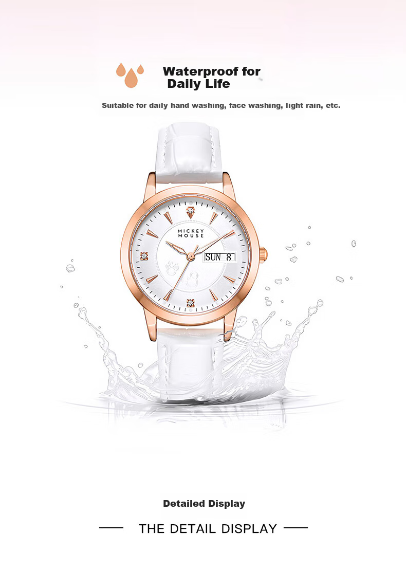 Disney Women's Watch for Students, College, High School, Middle School, And Junior High School Girls, Luxury Niche Wristwatch for Birthdays And Back to School 12