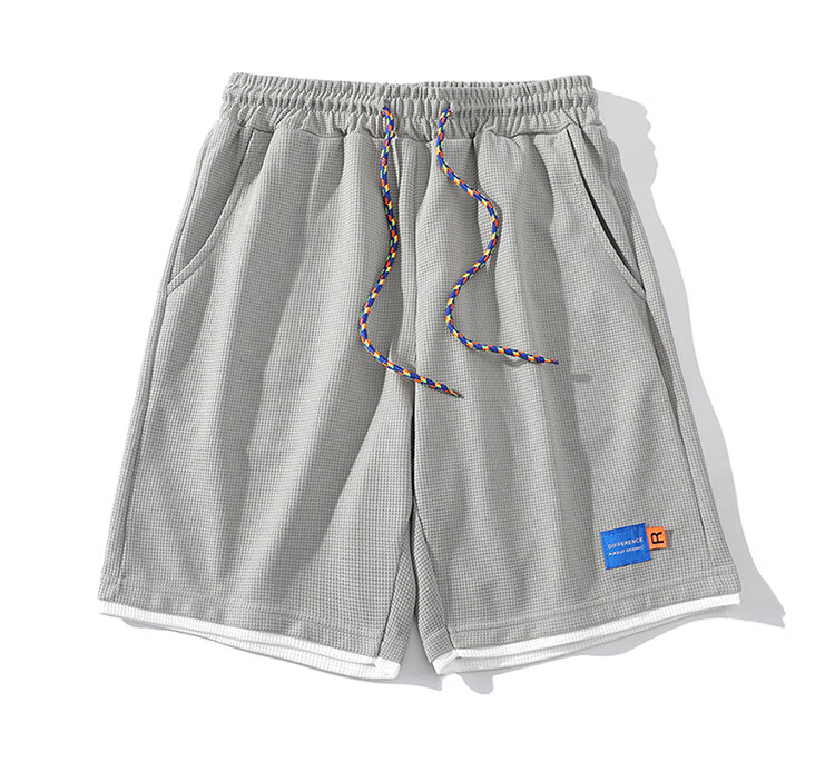 GENIOLAMODE Men's Shorts, Lightweight And Loose-Fitting for Summer, Casual Versatile Ice Silk Five-Point Shorts 4