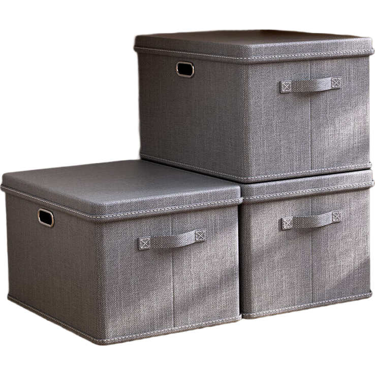 Bangnimeijia Fabric Storage Box, Bedroom Japanese-Style Foldable Large Capacity Moisture-Proof Drawer-Style Clothes Organizer