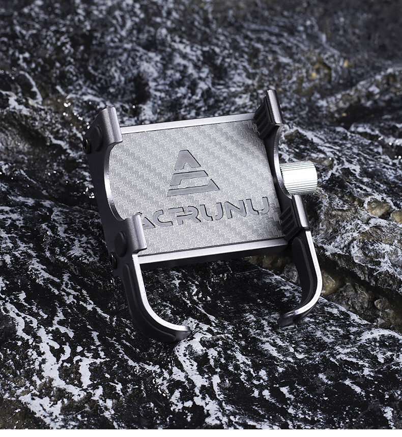 ACRUNU Carbon Fiber Bicycle Phone Holder Aluminum Alloy Handlebar Road Mountain Bike Navigation Stem Mount 6