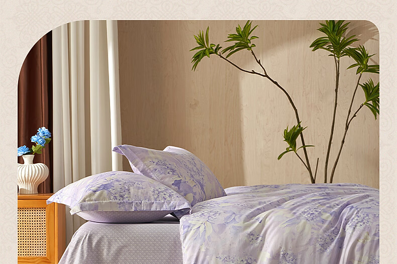 Bellece Mercury Home Textile 3-Piece Set 100% Cotton Duvet Cover Single 1.2m Bed Student Dormitory Back to School Season 10