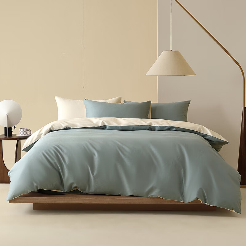 Shuixingjiafang Duvet Cover, 100% Pure Cotton, Class A, Simple Style, Single Piece Bedding, Student Dormitory, Single Size 150x210