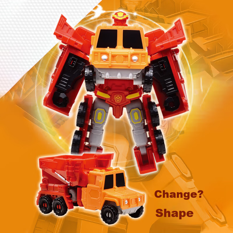 Kabaocheshen Rescue Alliance Jingang Transforming Robot Children's Toy, Boys' Gift - Heavy-Duty Haoding