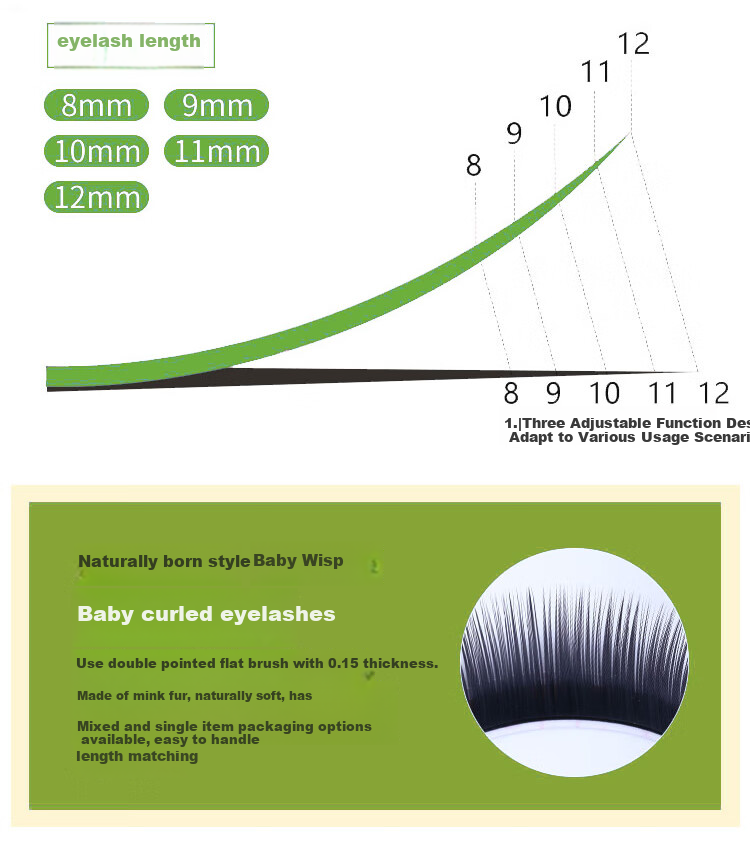 Tseye Natural Baby-Like Curved Self-Grafted Eyelashes, Professional False Lash Store Special, Single Flat Lash Official Versio 5