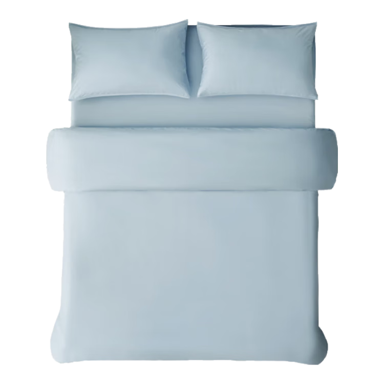 Anmino Anti-Mite Three-Piece Set, Pure Cotton, 80-Count Grade A Bedsheet Style, Single Dormitory Three-Piece Set