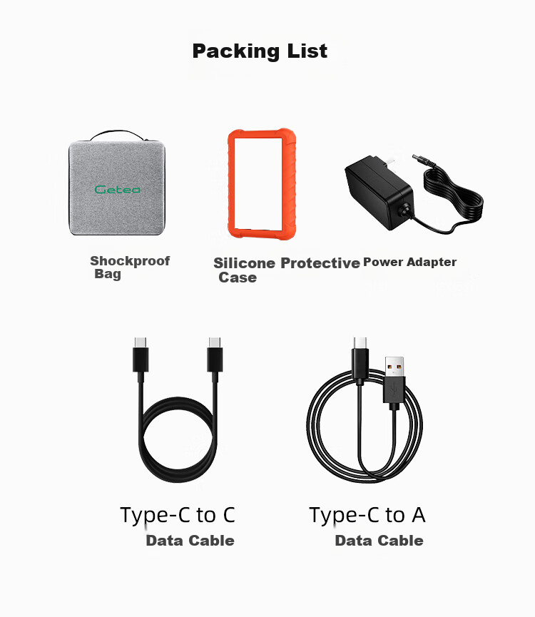GETEA Enterprise-Grade Mobile Hard Drive, 16TB Large Capacity, 3.5-Inch Desktop Storage, Type-C 3.2 High-Speed External Hard Drive for Desktop And Laptop Computers PHDD 11