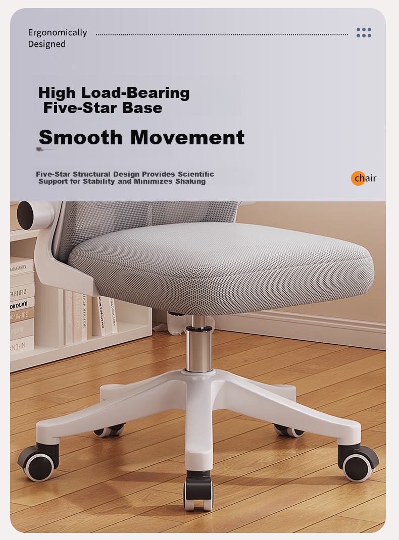 Chibailun Computer Chair, Ergonomic Chair for Home Use, Office Chair, Dormitory Chair, Study Room Swivel Chair, Comfortable for Long Sitting, Gaming Chair 9