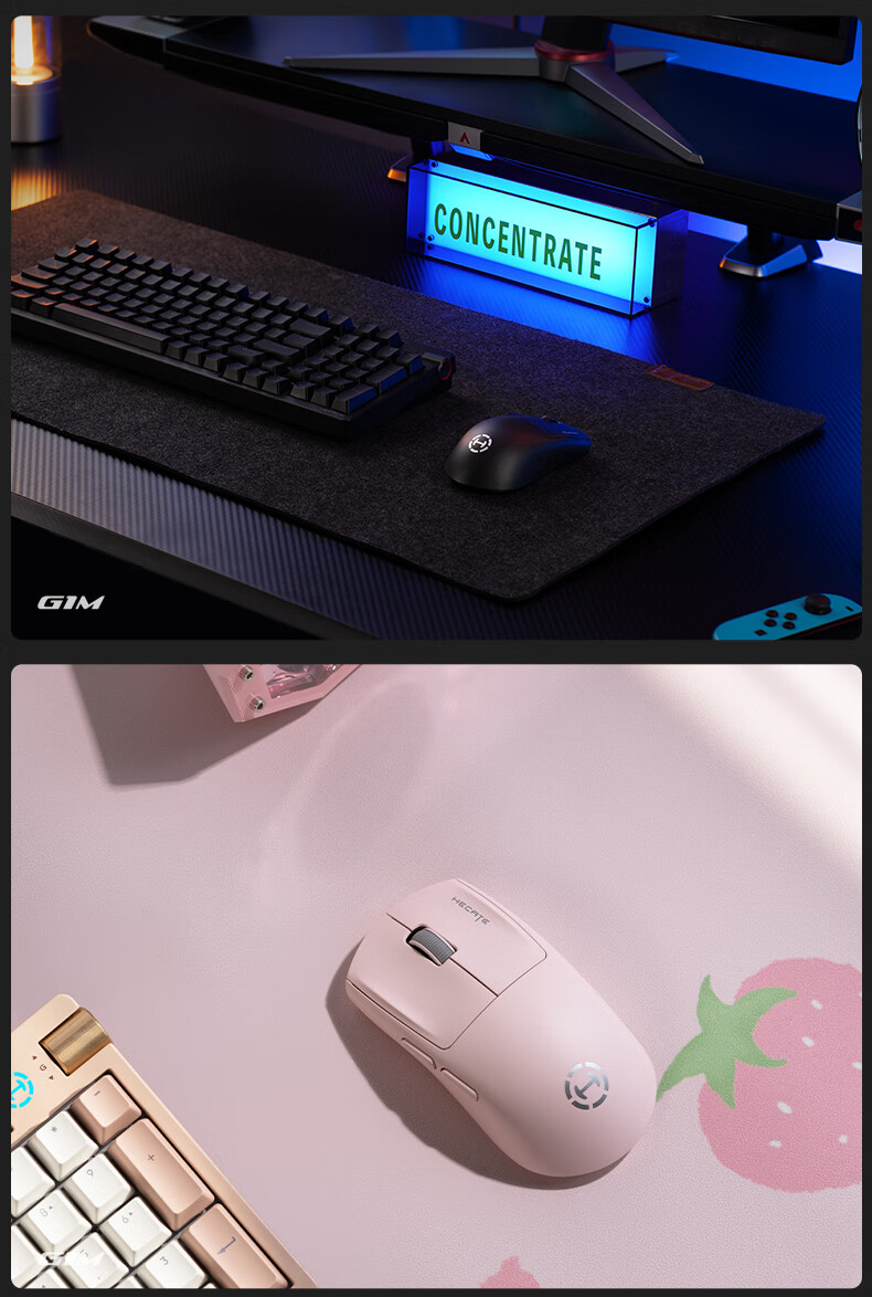 EDIFIER HECATE G1M Wireless Wired Bluetooth Tri-Mode Gaming Office Mouse, Long Battery Life, 12000 DPI, Lightweight, Supports CSGO PUBG LOL, 1K Sensor, Ice Blue 5