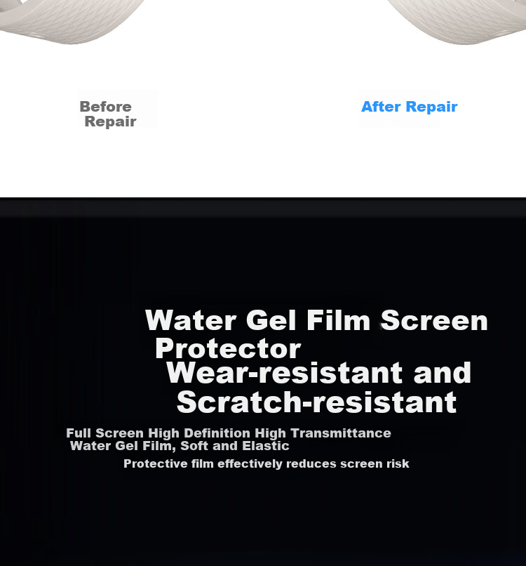 ESCASE [2 Premium Pack] Screen Protector for OPPO Watch X2mini, Full Coverage Hydrogel Film, HD Anti-Scratch Low Fingerprint Resistant Protective Film for Watch X2 Mini 8