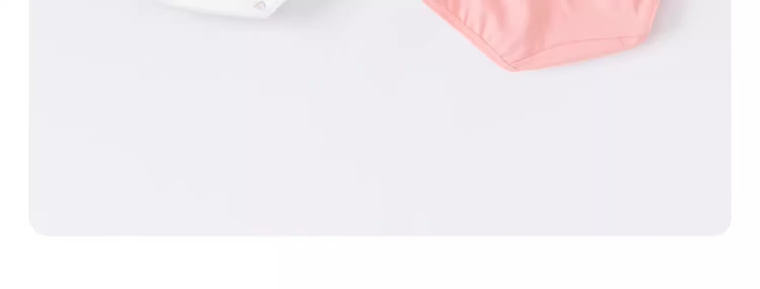 DAVE & BELLA [Two-Pack] Girls' Underwear, Baby Triangle Panties, Children's Underwear, Big Kids' Comfortable Panties 6