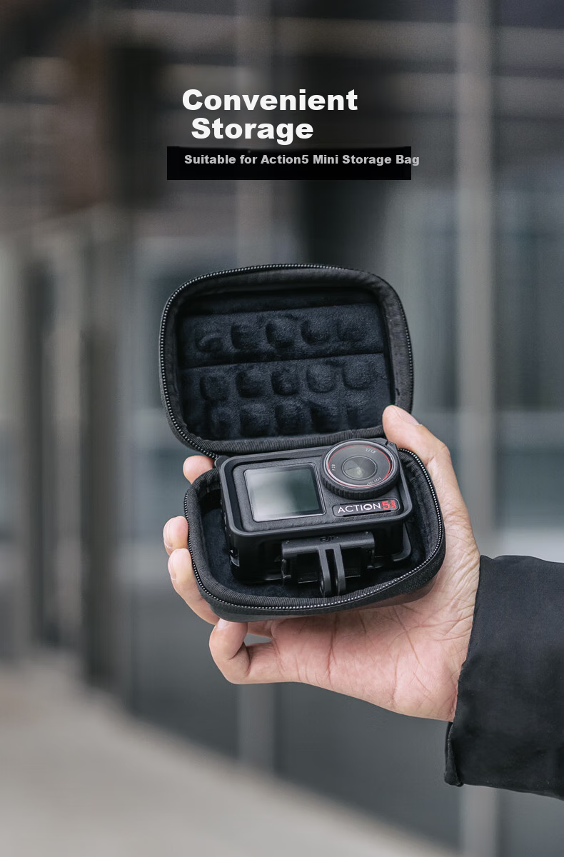 SUREWO Waterproof Storage Case Compatible with DJI Action 5 Pro/6/4 Mini Action Camera, Portable Protective Case for GoPro 13, Shockproof And Pressure-Resistant Storage Accessory 1